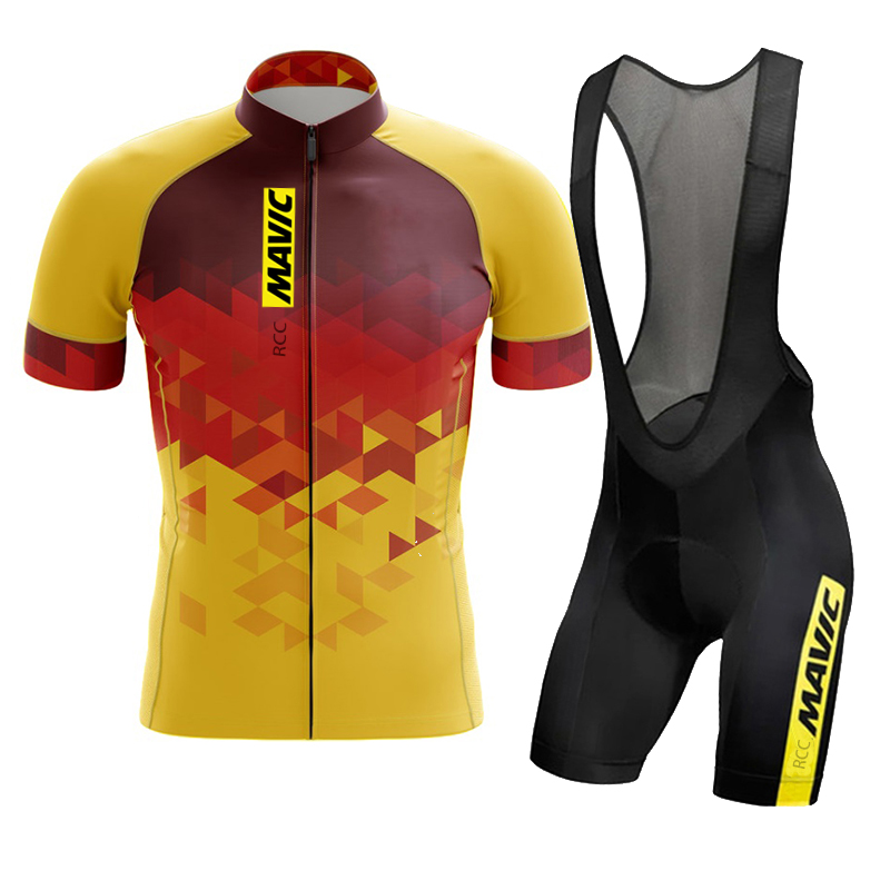 Cycling Bib Shorts - Erkekler için 2024 MAVIC kısa kollu